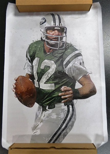 Joe Namath Lithograph Canvas