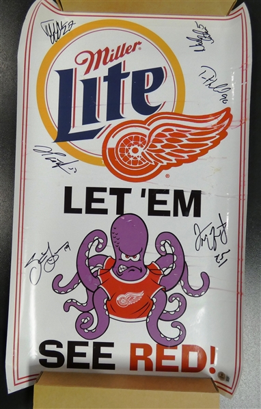 Red Wings Promo Poster Signed by 6