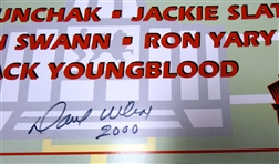 2001 HOF Game Poster Signed by Stan Jones, Dave Wilcox and Jack Youngblood