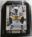 Devin Bush Autographed Framed 16x20