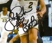 Jordan Poole Autographed Framed 8x10