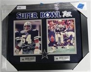 Randy White & Harvey Martin Autographed Framed 8x10s