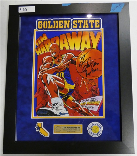 Tim Hardaway Autographed Framed 11x14