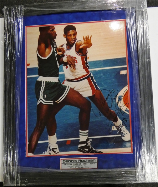 Dennis Rodman Autographed Framed 20x24 (Pick up only)