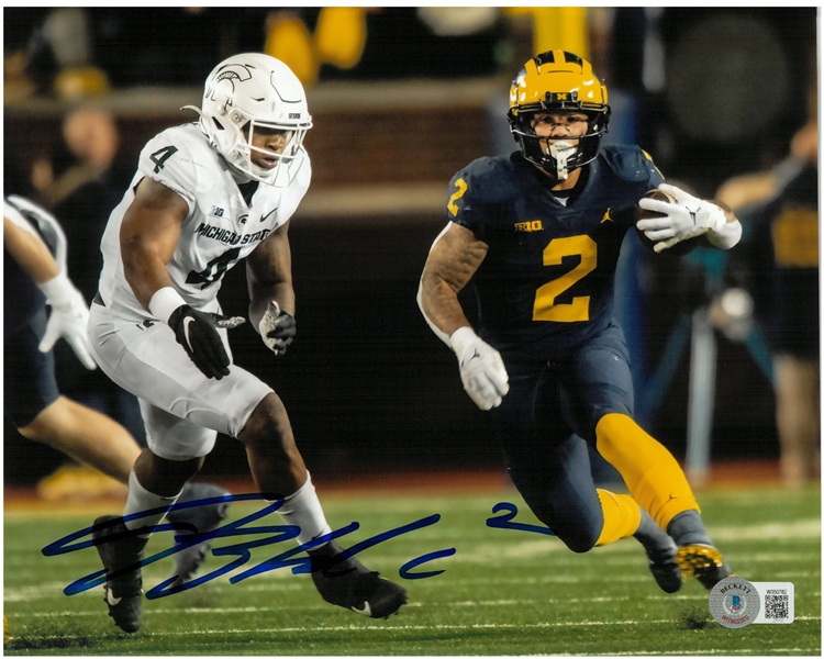 Blake Corum Autographed 8x10