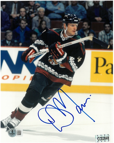Dave Manson Autographed 8x10