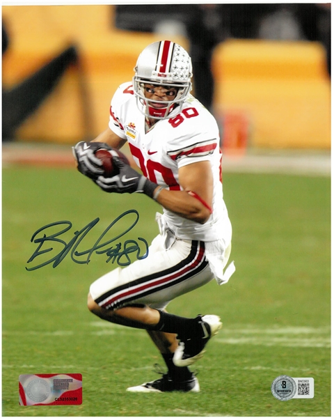 Brian Robiskie Autographed 8x10