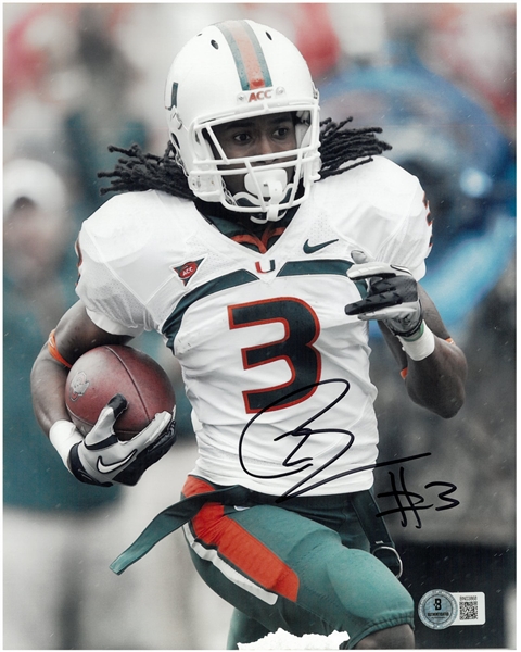 Travis Benjamin Autographed 8x10