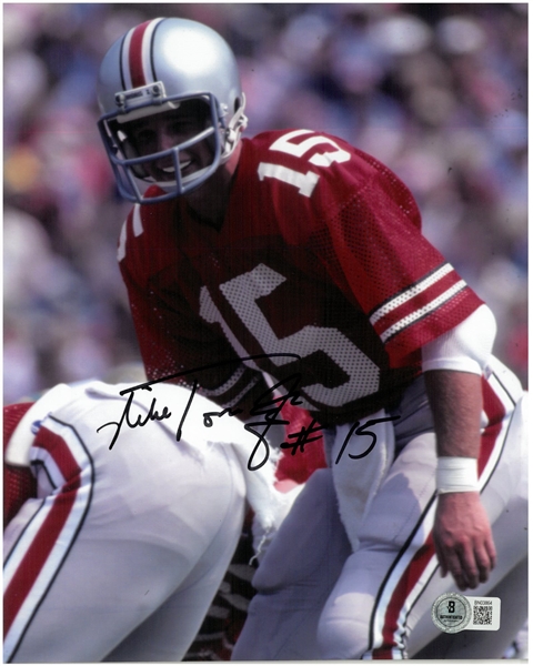 Mike Tomczak Autographed 8x10