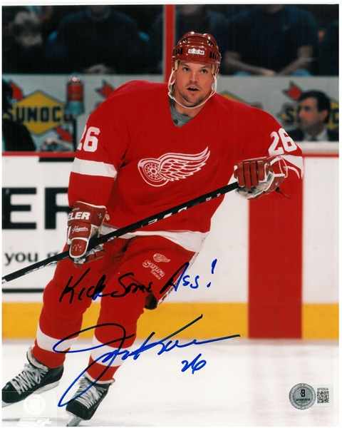 Joe Kocur Autographed 8x10