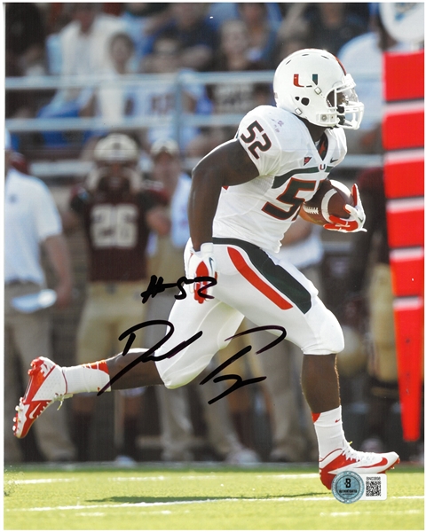 Denzel Perryman Autographed 8x10