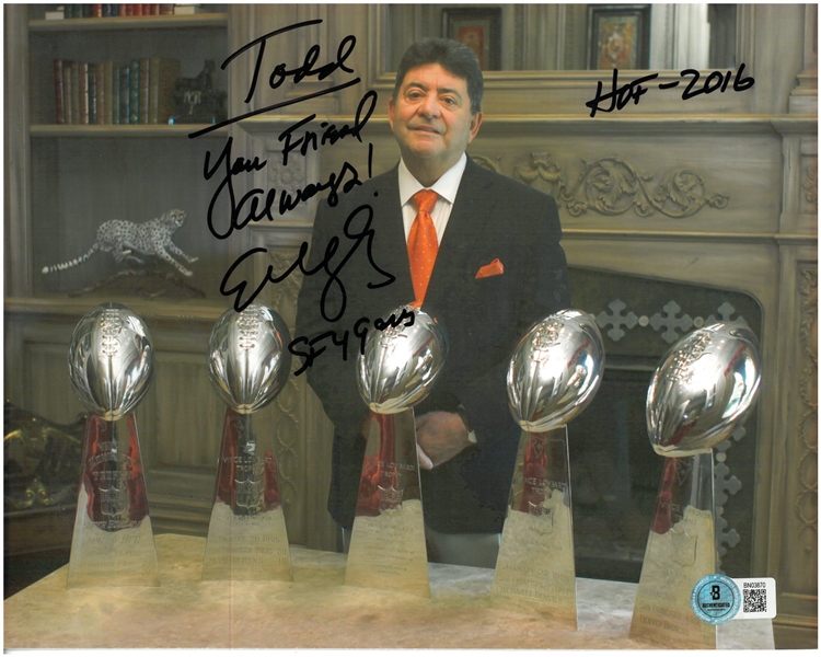Eddie Debartalo Autographed 8x10