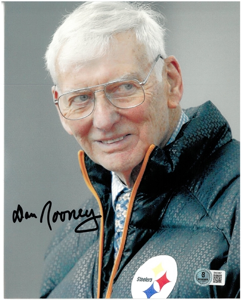 Dan Rooney Autographed 8x10