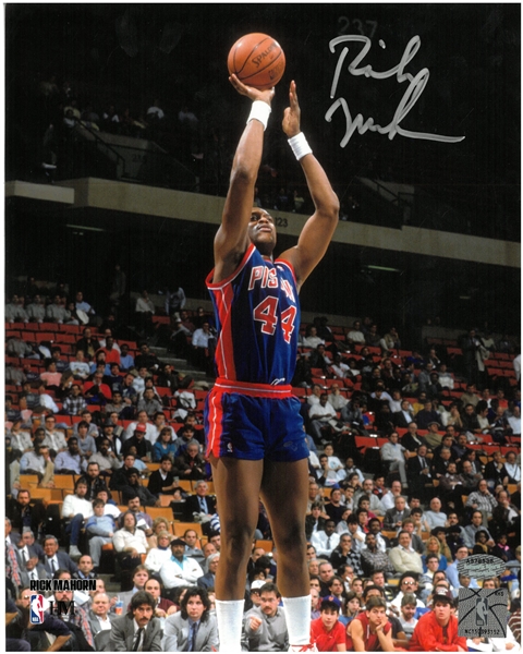 Rick Mahorn Autographed 8x10