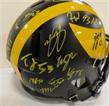 2023 Michigan Wolverines Team Signed Full Size Replica Helmet - National Champs!