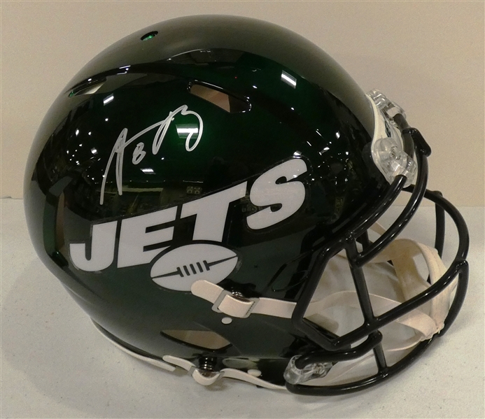 Aaron Rodgers Autographed NY Jets Full Size Authentic Helmet
