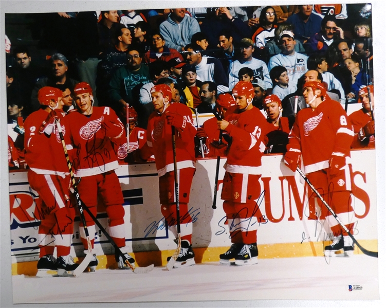 Russian Five Autographed 16x20 Photo