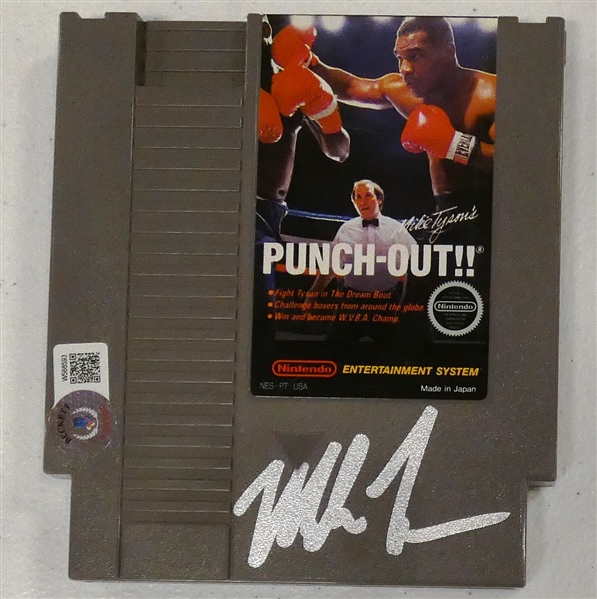 Mike Tyson Autographed Nintendo Punch-Out!! Cartidge