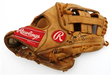 Travis Fryman Game Used Autographed Glove