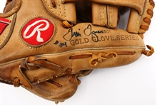 Travis Fryman Game Used Autographed Glove