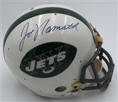Joe Namath Autographed NY Jets Full Size Authentic Helmet
