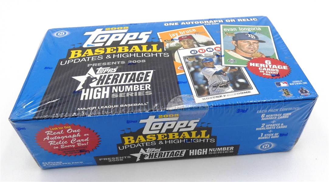 2008 Topps Baseball Updates & Highlights Heritage Hobby Box