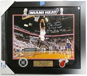Dwyane Wade Autographed Framed 16x20