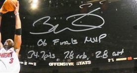 Dwyane Wade Autographed Framed 16x20