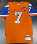John Elway Dual Autographed Broncos Authentic Mitchell & Ness Jersey