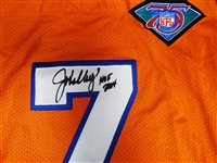 John Elway Dual Autographed Broncos Authentic Mitchell & Ness Jersey