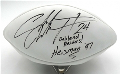 Charles Woodson Vintage Sig. Autographed Raiders Football
