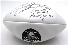 Charles Woodson Vintage Sig. Autographed Raiders Football