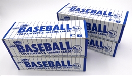 1982 Fleer Vending Boxes Lot of 4 #1,2,3,4