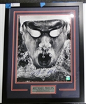 Michael Phelps Autographed Framed 16x20