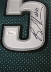 Brandon Graham Autographed Framed Jersey & Photo (Pick up only)