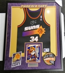 Charles Barkley Autographed Framed Jersey
