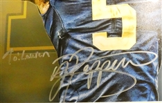 Jabrill Peppers Autographed Framed Jersey & Photo (Pick up Only)