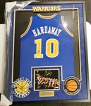 Tim Hardaway Autographed Framed Jersey & Photo