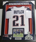 Malcolm Butler Autographed Framed Jersey & Photo