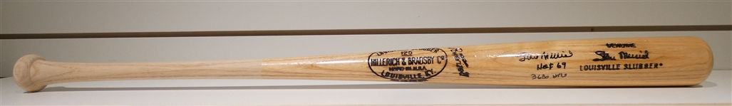 Stan Musial Autographed Bat w/ 2 Inscriptions