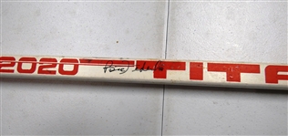 Bernie Federko Game Used Autographed Stick