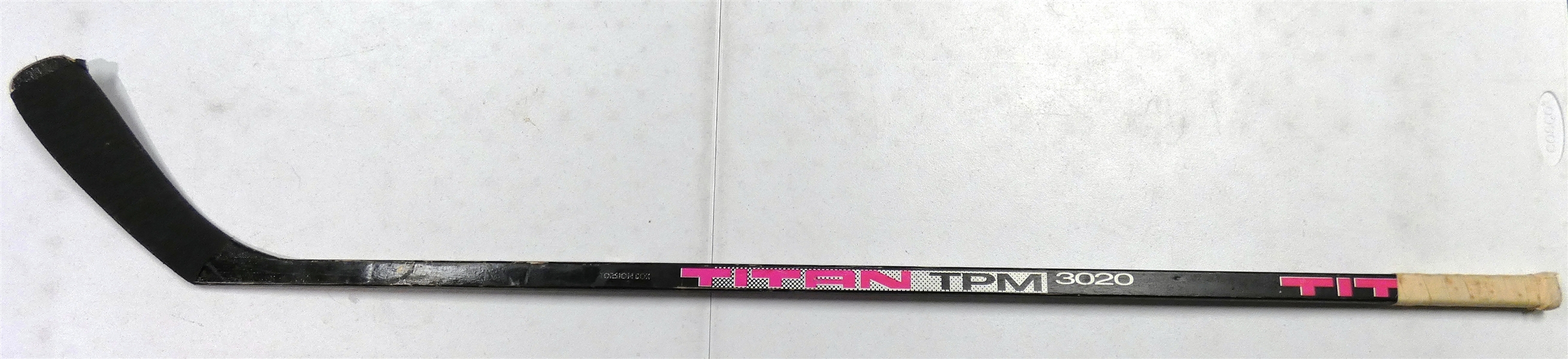 Martin Lapointe Game Used Autographed Stick
