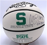 Mateen Cleaves Autographed 2000 MSU Champs Basketball