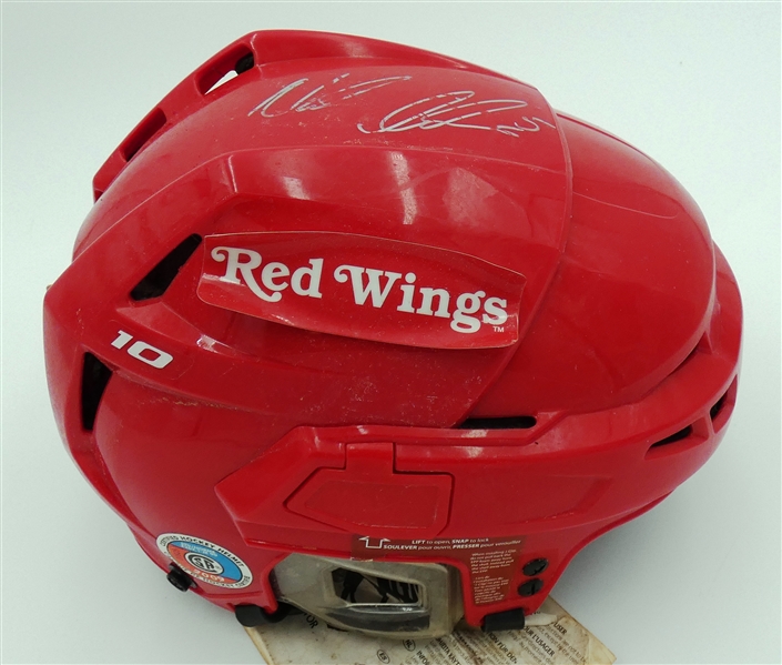 Nicklas Lidstrom Autographed Helmet