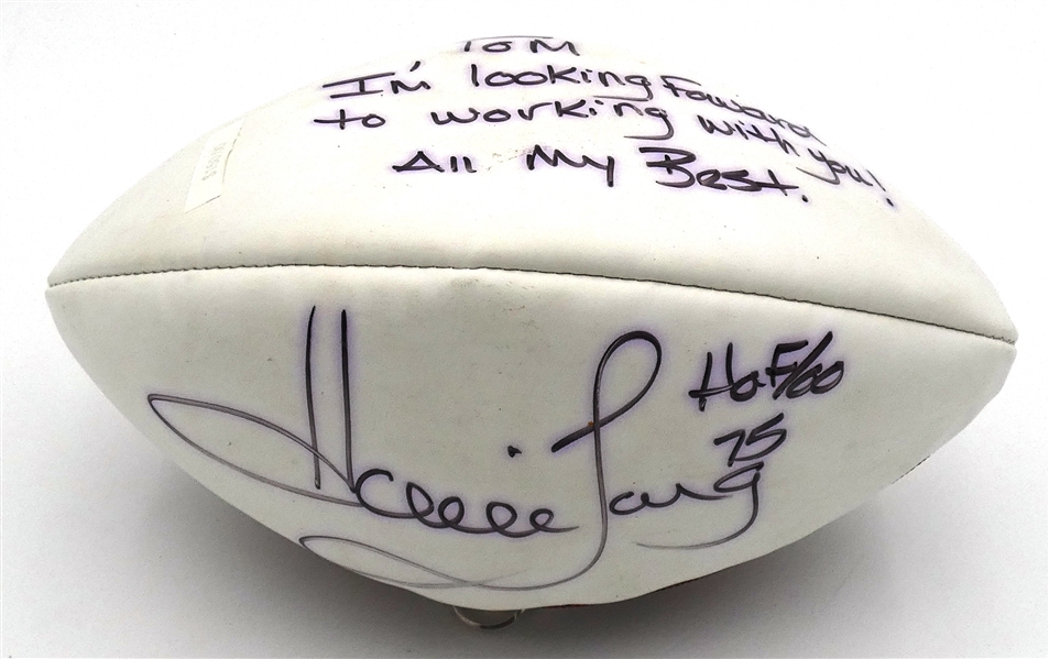 Howie Long Autographed Football
