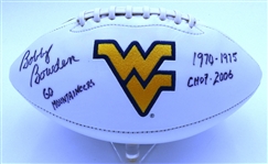Bobby Bowden Autographed WVU Football