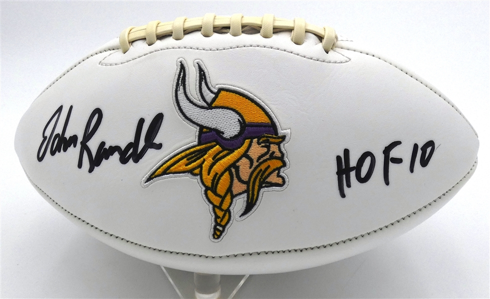 John Randle Autographed Vikings Football