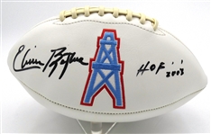 Elvin Bathea Autographed Oilers Football