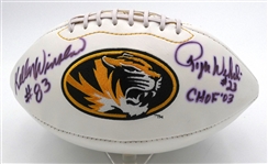 Roger Wehrli & Kellen Winslow Autographed Missouri Football