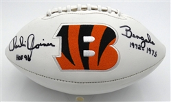 Charlie Joiner Autographed Bengals Football